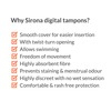 Sirona Premium Digital Tampon Super Plus Heavy Flow - 20 Pieces