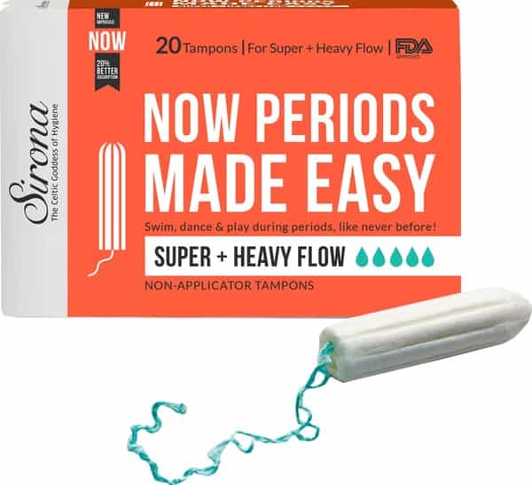 Sirona Premium Digital Tampon Super Plus Heavy Flow - 20 Pieces