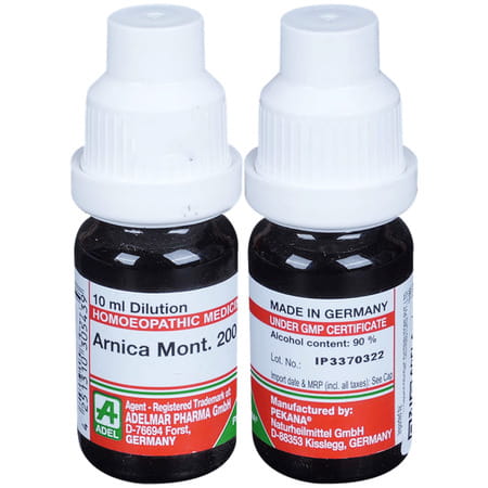 Adel Arnica Dilution 200 10 Ml
