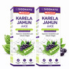 Baidyanath Asli Ayurved Karela Jamun Juice | Control Blood Sugar Naturally - 1 Litre (Pack Of 2)