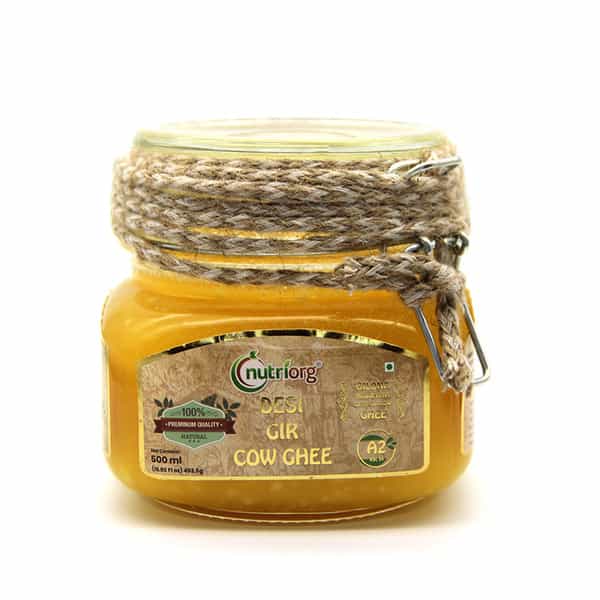 Nutriorg Desi Gir Cow Ghee 500 Ml