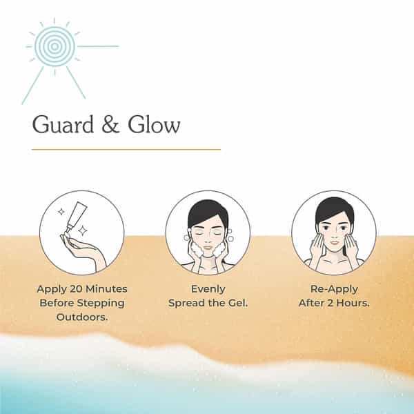 Brinton Uv Doux Spf 50 Pa+++ Mineral Based Sunscreen Gel | 50G X Pack Of 2