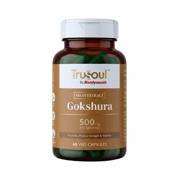 Baidyanath Trusoul Gokshura Capsules 60S | Urinary Wellness Support