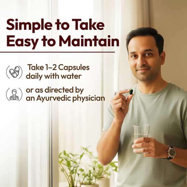 Baidyanath Trusoul Gokshura Capsules 60S | Urinary Wellness Support