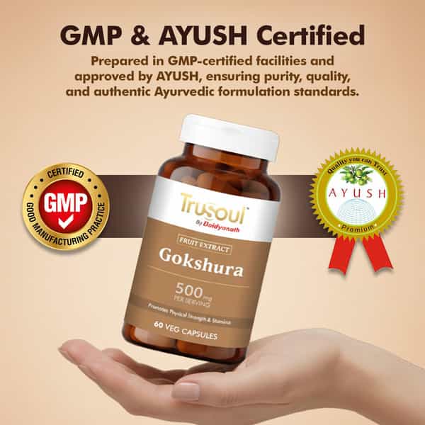 Baidyanath Trusoul Gokshura Capsules 60S | Urinary Wellness Support