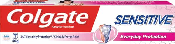 Colgate Sensitive Everyday Protection Anticavity Toothpaste 40 Gm