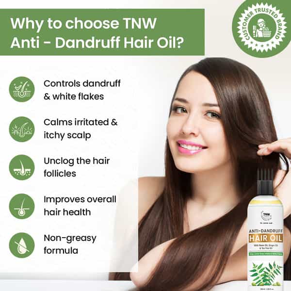Tnw The Natural Wash Anti-Dandruff Oil With Neem | Tea Tree & Ginger