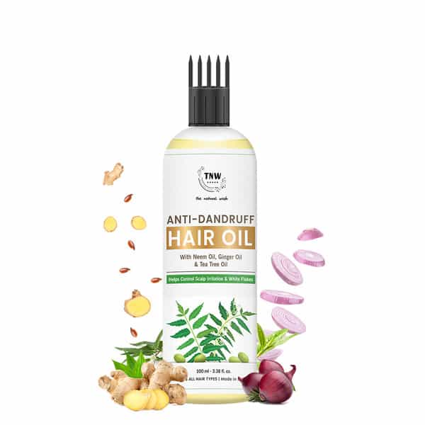 Tnw The Natural Wash Anti-Dandruff Oil With Neem | Tea Tree & Ginger