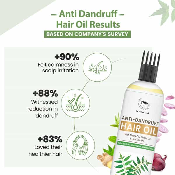 Tnw The Natural Wash Anti-Dandruff Oil With Neem | Tea Tree & Ginger