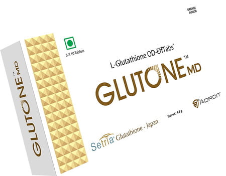 Glutone 1000 & Escor-Z Combo Pack| 15 (6) + 20 (6) Tablets (Orange Flavour)