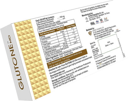 Glutone 1000 & Escor-Z Combo Pack| 15 (6) + 20 (6) Tablets (Orange Flavour)