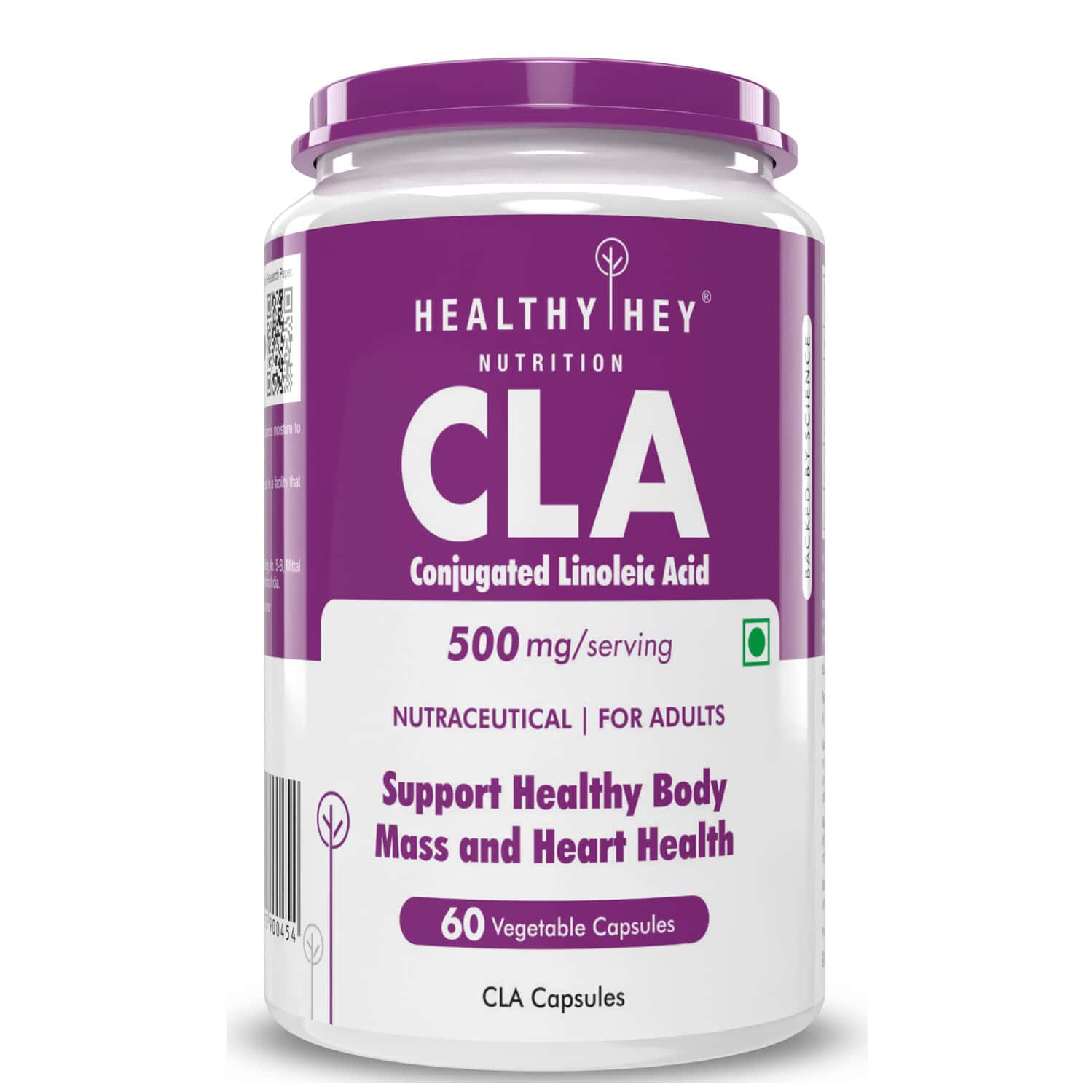 Healthyhey Nutrtion Cla - Conjugated Linoleic Acid - 60 Veg. Capsules