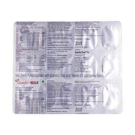 New Mumfer Max Strip Of 15 Tablets