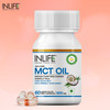 Inlife Pure Mct Oil C8 C10 Keto Diet Weight & Fat Management Food Supplement 500Mg -60 Veg Capsules