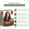 Nisha Henna Based Hair Color Dark Brown 60g | Henna Powder Hair Color Dye Brown Hair Colour