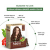 Nisha Henna Based Hair Color Dark Brown 60g | Henna Powder Hair Color Dye Brown Hair Colour