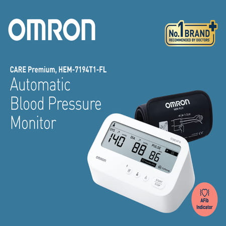 Omron Hem-7194T1- Fl Automatic Blood Pressure Monitor 1 Nos