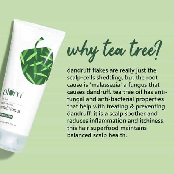 Plum Tea Tree Dandruff Clear Conditioner - 200 Ml