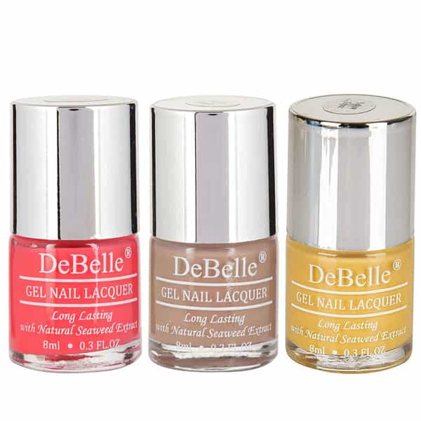Debelle Gel Nail Polish Combo Set Of & Mustard Yellow[Yellow Topaz] | 24 Ml (8 Ml Each)