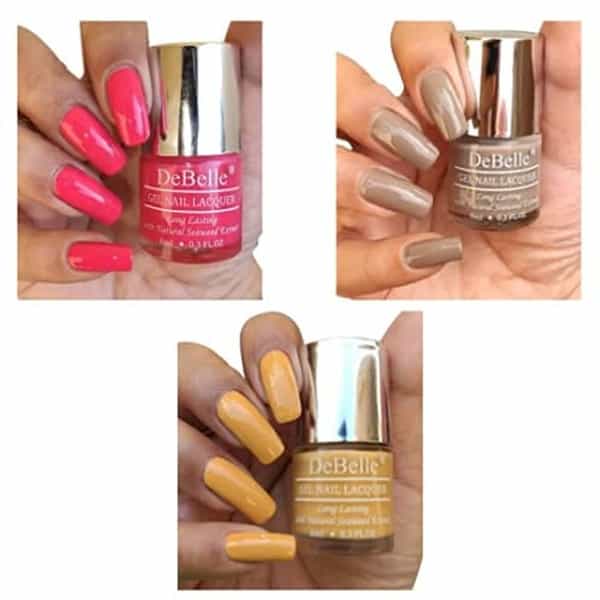 Debelle Gel Nail Polish Combo Set Of & Mustard Yellow[Yellow Topaz] | 24 Ml (8 Ml Each)