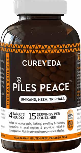 Cureveda Piles Peace Tablet 60