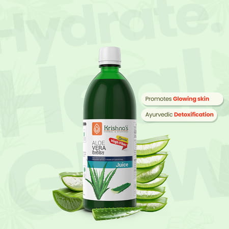 Krishna's Special Aloe Vera High Fiber Juice - 1 Litre