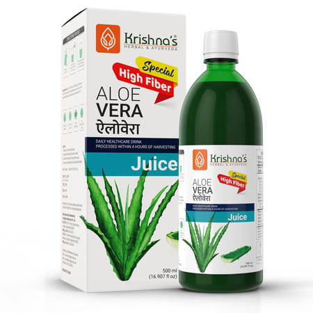 Krishna'S Special Aloe Vera High Fiber Juice - 1 Litre