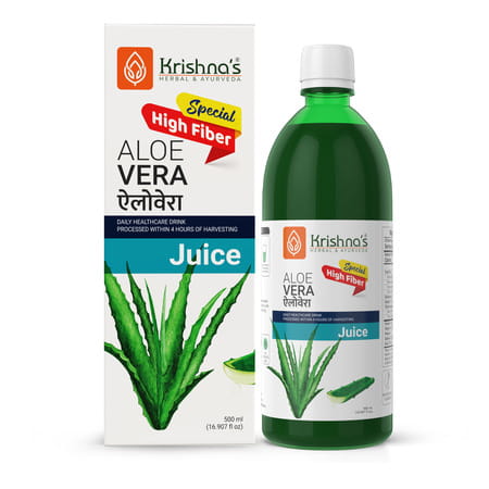 Krishna'S Special Aloe Vera High Fiber Juice - 1 Litre
