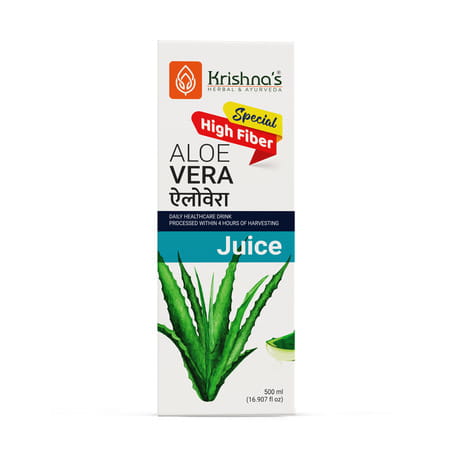Krishna'S Special Aloe Vera High Fiber Juice - 1 Litre