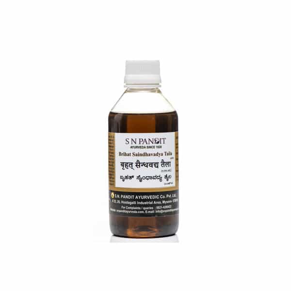 S N Pandit Ayurveda Brihat Saindhavadi Taila - 500Ml