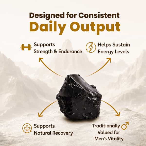 Herbs O' Shrubs Shilajit Pro Snap Sachet | Ayurvedic Resin For Energy | 30 Sachets
