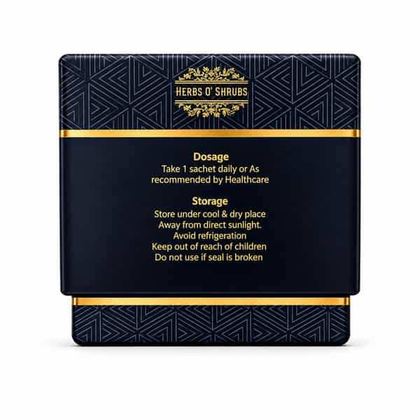 Herbs O' Shrubs Shilajit Pro Snap Sachet | Ayurvedic Resin For Energy | 30 Sachets