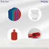 Dr. Odin 2 Litre Hot Water Bag | Non Electric Leakproof & Reusable Heating Pad (Red)