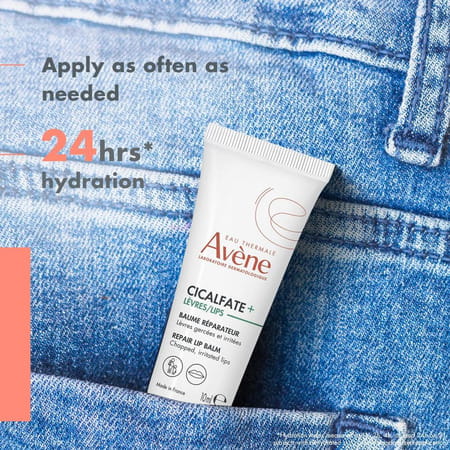 Avene Cicalfate+ Restorative Lip Balm 10 Ml I For Dry Very Dry Dehydrated Sensitive Chapped Lips