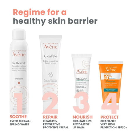 Avene Cicalfate+ Restorative Lip Balm 10 Ml I For Dry Very Dry Dehydrated Sensitive Chapped Lips
