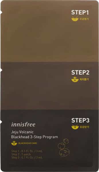 Innisfree Jeju Volcanic Blackhead 3 Step Nose Strip Program