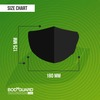 Bodyguard N95 + Pm2.5 Anti Pollution Face Mask With Valve And Activated Carbon - Medium