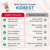Healthbest Kids Sunscreen Spf 30 Pa+++ Strawberry Boosts Vitamin D Absorption Prevents Tanning 100Ml