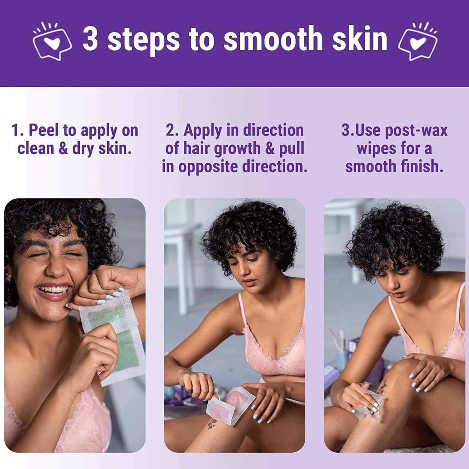 Buy BOMBAY SHAVING COMPANY WOMEN FULL BODY WAX STRIPS FOR SENSITIVE