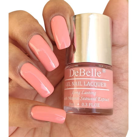 Debelle Gel Nail Polish Gift Set Of 2 - Pastel Burgundy | Pale Pink16 Ml (8 Ml Each) Gift For Women