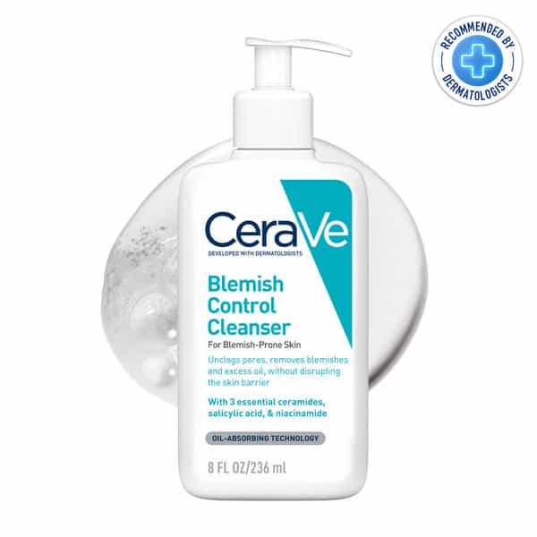 Cerave Blemish Control Cleanser With 2% Salicylic Acid & Niacinamide For Acne-Prone Skin 236Ml