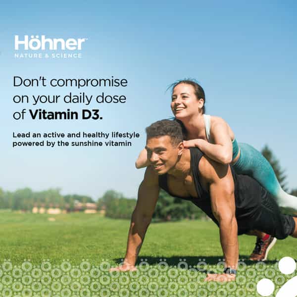 Hohner Vitamin D3 2000Iu To Boost Immunity Strong Bones And Muscles - 60 Capsule