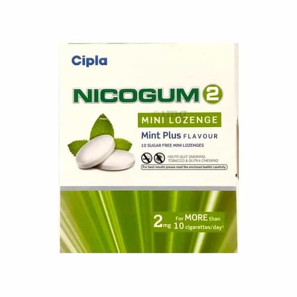 Nicogum 1Mg Mint Plus Flavour Sugar Free Mini Lozenge 10'S