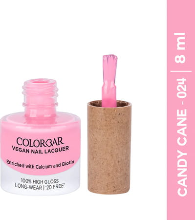 Colorbar Vegan Nail Lacquer Candy Cane 8 Ml