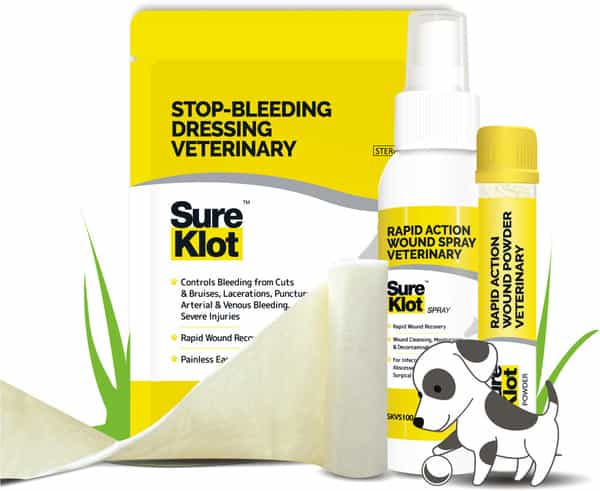 Sureklot First Aid Veterinary Combo