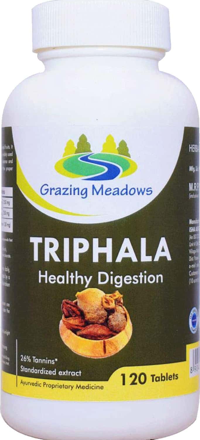 Grazing Meadows Triphala 500 Mg - 120 Tablets (Pack Of 4)