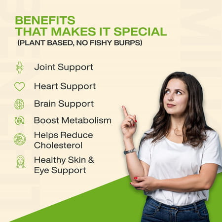 Myfitfuel Omega 3 6 9 (Flax Seed Oil) | Cold Pressed | 1000mg | 120 Softgels