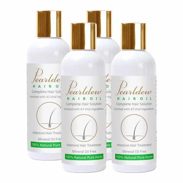 Pearldew Hair Oil 100 Ml | Complete Hair Solution | Promotes Hair Growth (Pack Of 4)