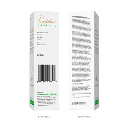 Pearldew Hair Oil 100 Ml | Complete Hair Solution | Promotes Hair Growth (Pack Of 4)
