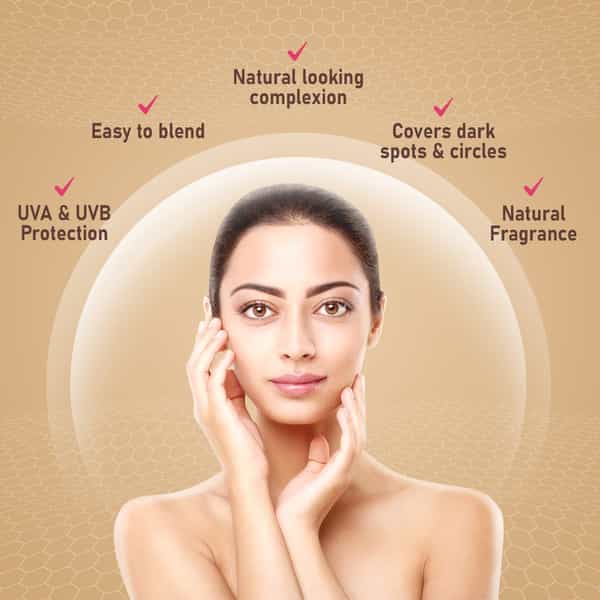 Spinz Bb Pro Brightening & Beauty Face Cream With Spf 20 Pa++ (Amber 02) Instant Brightness | 15G